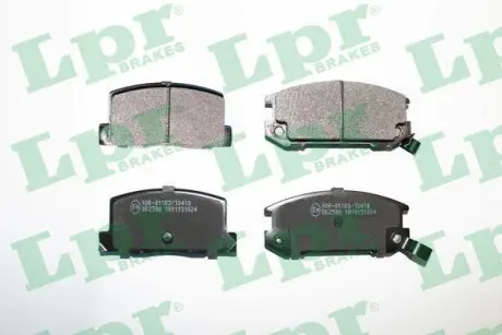 Комплект тормозных колодок, дисковый тормоз LPR 05P1024