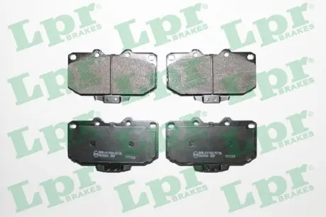 Комплект тормозных колодок, дисковый тормоз LPR 05P1027