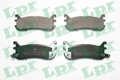 Комплект тормозных колодок, дисковый тормоз LPR 05P1044