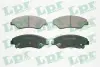 Комплект тормозных колодок, дисковый тормоз LPR 05P1053 (фото 1)