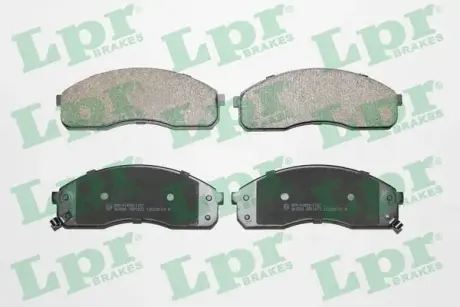 Комплект тормозных колодок, дисковый тормоз LPR 05P1072