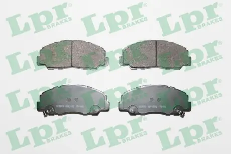 Комплект тормозных колодок, дисковый тормоз LPR 05P1082