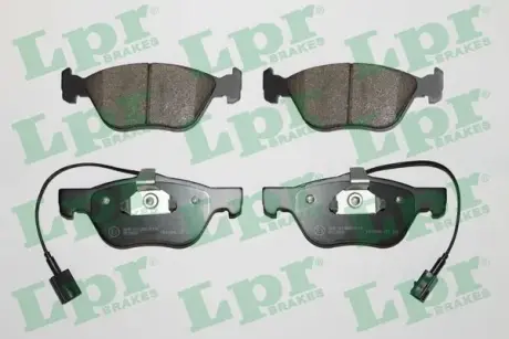 Комплект тормозных колодок, дисковый тормоз LPR 05P1084