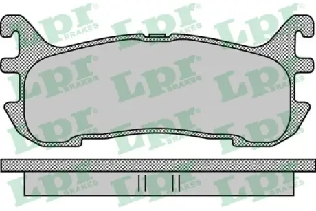 Комплект тормозных колодок, дисковый тормоз LPR 05P1099