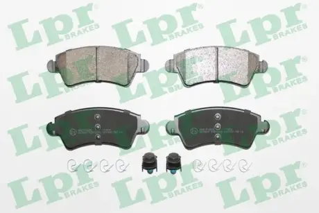 Комплект тормозных колодок, дисковый тормоз LPR 05P1105
