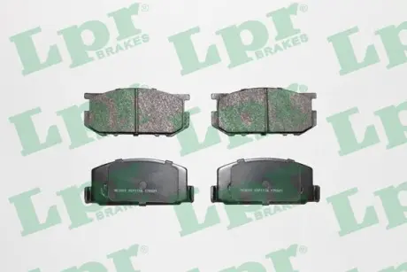 Комплект тормозных колодок, дисковый тормоз LPR 05P1116