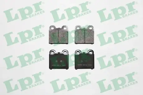 Комплект тормозных колодок, дисковый тормоз LPR 05P112