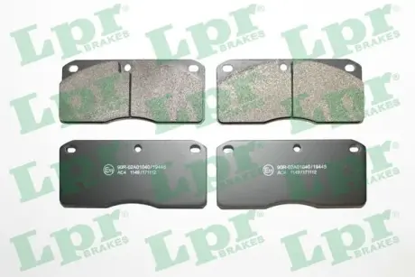 Комплект тормозных колодок, дисковый тормоз LPR 05P1149
