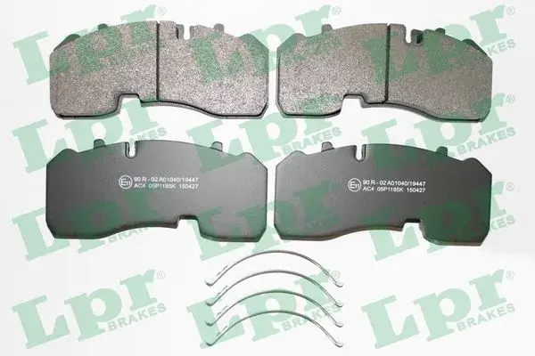Комплект тормозных колодок, дисковый тормоз LPR 05P1185 (фото 1)