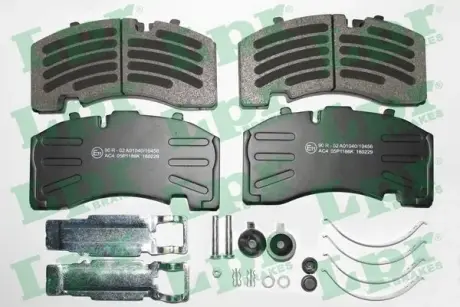 Комплект тормозных колодок, дисковый тормоз LPR 05P1186K