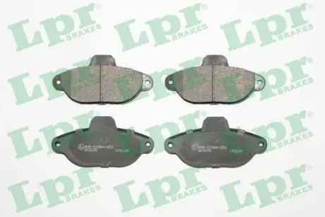 Комплект тормозных колодок, дисковый тормоз LPR 05P1191