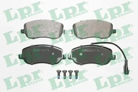 Комплект тормозных колодок, дисковый тормоз LPR 05P1217