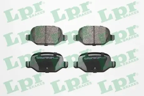 Комплект тормозных колодок, дисковый тормоз LPR 05P1265