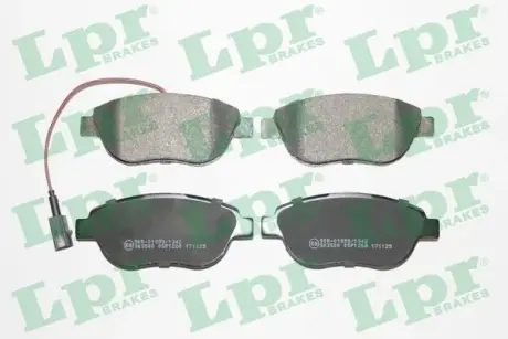 Комплект тормозных колодок, дисковый тормоз LPR 05P1268