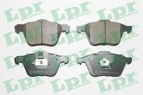 Комплект тормозных колодок, дисковый тормоз LPR 05P1286