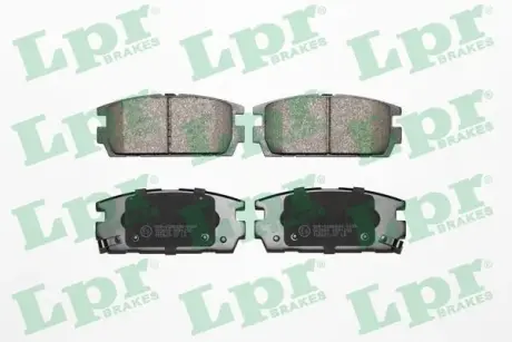 Комплект тормозных колодок, дисковый тормоз LPR 05P1290