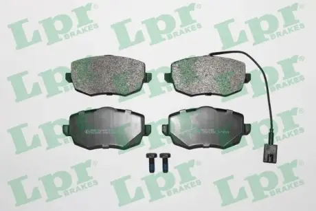 Комплект тормозных колодок, дисковый тормоз LPR 05P1336