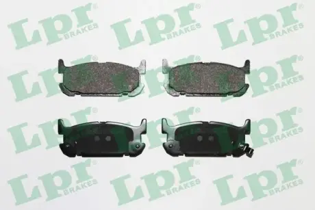 Комплект тормозных колодок, дисковый тормоз LPR 05P1386