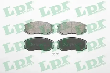 Комплект тормозных колодок, дисковый тормоз LPR 05P1427