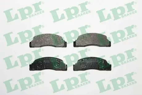 Комплект тормозных колодок, дисковый тормоз LPR 05P142