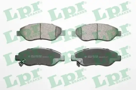 Комплект тормозных колодок, дисковый тормоз LPR 05P1490
