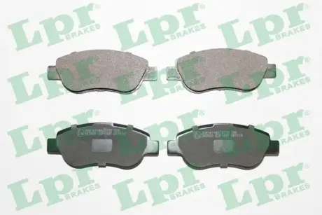 Комплект тормозных колодок, дисковый тормоз LPR 05P1491
