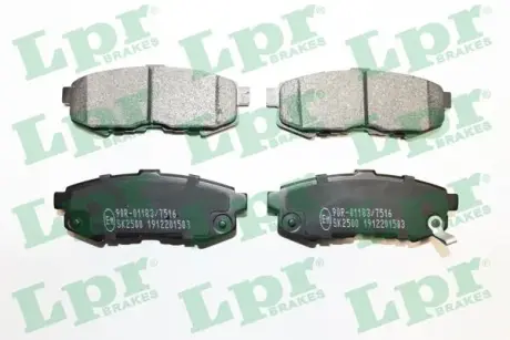 Комплект тормозных колодок, дисковый тормоз LPR 05P1503