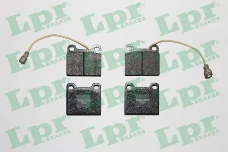 Комплект тормозных колодок, дисковый тормоз LPR 05P155