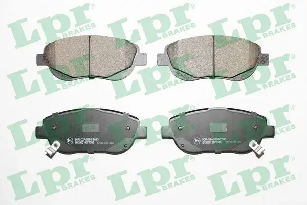 Комплект тормозных колодок, дисковый тормоз LPR 05P1566 (фото 1)