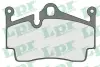 Комплект тормозных колодок, дисковый тормоз LPR 05P1583 (фото 1)