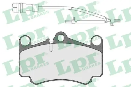 Комплект тормозных колодок, дисковый тормоз LPR 05P1588B