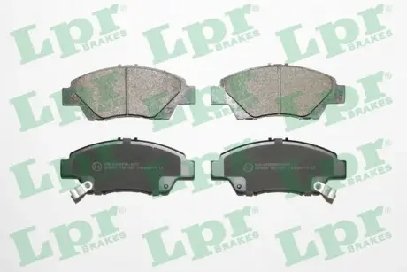 Комплект тормозных колодок, дисковый тормоз LPR 05P1591