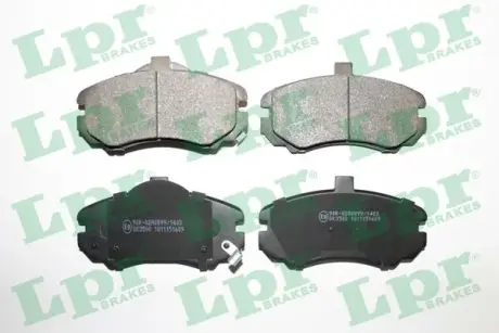 Комплект тормозных колодок, дисковый тормоз LPR 05P1609