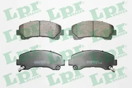 Комплект тормозных колодок, дисковый тормоз LPR 05P1630