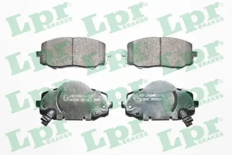 Комплект тормозных колодок, дисковый тормоз LPR 05P1633