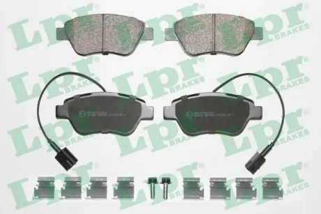 Колодки гальмівні дискові (комплект 4 шт) LPR 05P1656K