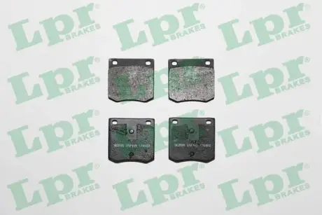 Комплект тормозных колодок, дисковый тормоз LPR 05P165