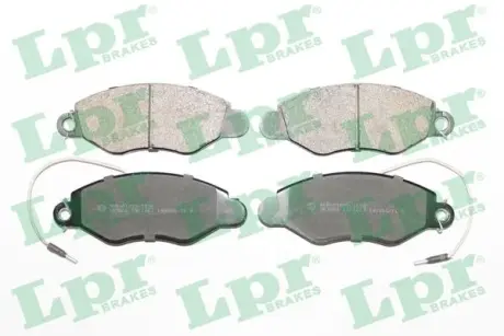 Комплект тормозных колодок, дисковый тормоз LPR 05P1663
