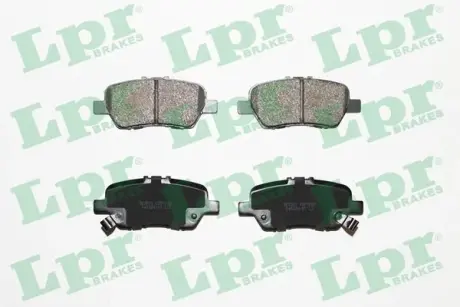 Комплект тормозных колодок, дисковый тормоз LPR 05P1692