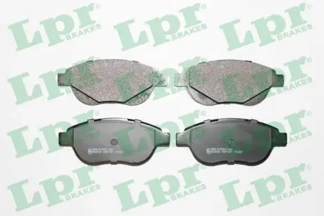 Комплект тормозных колодок, дисковый тормоз LPR 05P1751