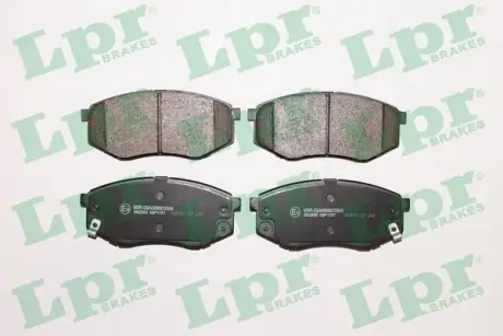 Комплект тормозных колодок, дисковый тормоз LPR 05P1757