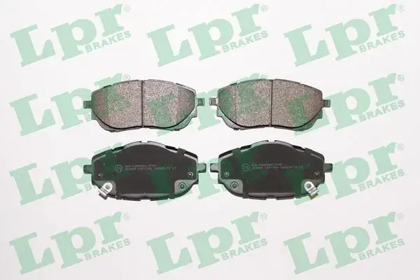 Комплект тормозных колодок, дисковый тормоз LPR 05P1784 (фото 1)