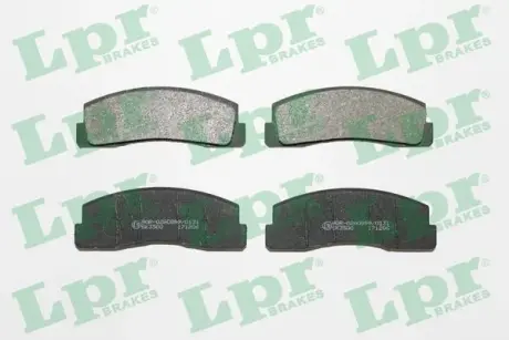 Комплект тормозных колодок, дисковый тормоз LPR 05P179