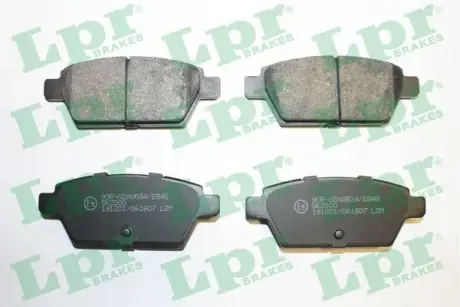 Комплект тормозных колодок, дисковый тормоз LPR 05P1807