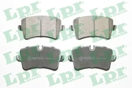 Комплект тормозных колодок, дисковый тормоз LPR 05P1826