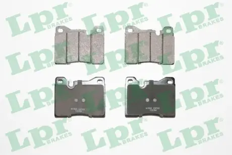 Комплект тормозных колодок, дисковый тормоз LPR 05P208