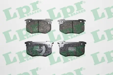 Комплект тормозных колодок, дисковый тормоз LPR 05P229