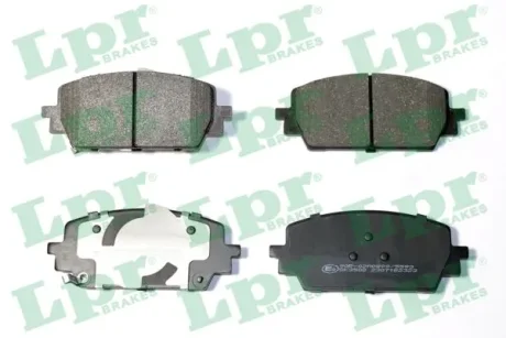 Колодки гальмівні дискові передні Hyundai Santa Fe IV/ Kia Sorento IV  LPR 05P2323