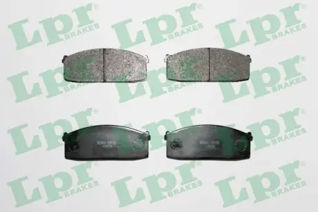 Комплект тормозных колодок, дисковый тормоз LPR 05P252