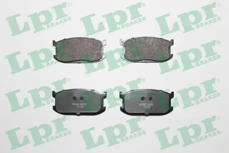 Комплект тормозных колодок, дисковый тормоз LPR 05P253